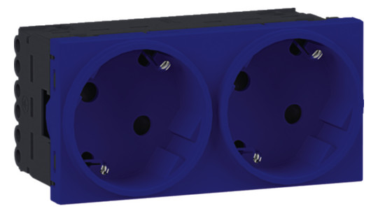 Hager Steckdose 2-fach SCHUKO GS20225017 