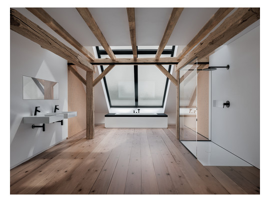 Badewanne BetteSelect Duo-3473 180x80x42cm, Mittelablauf, manhattan