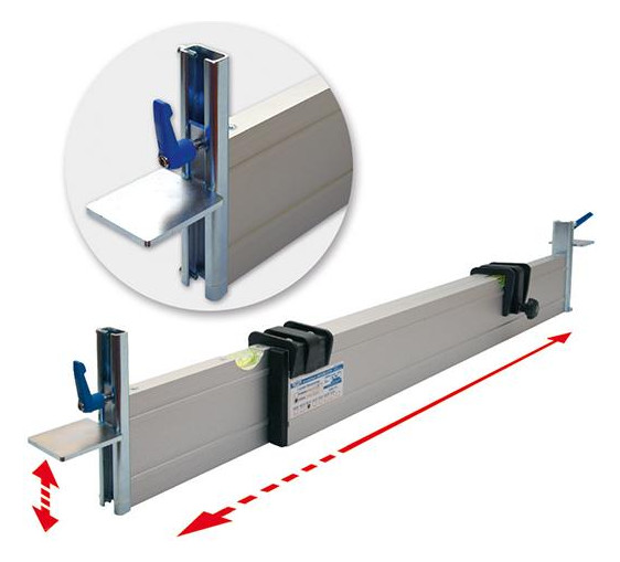 Bild Abziehschiene 1,60-2,75 m verstellbar, H öhe 0-11 cm - rabo-1
