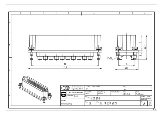 HART Lötanschluss            09700202621 