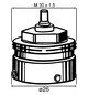 Heimeier Adapter auf Danfoss RAVL-Ventilunterteil