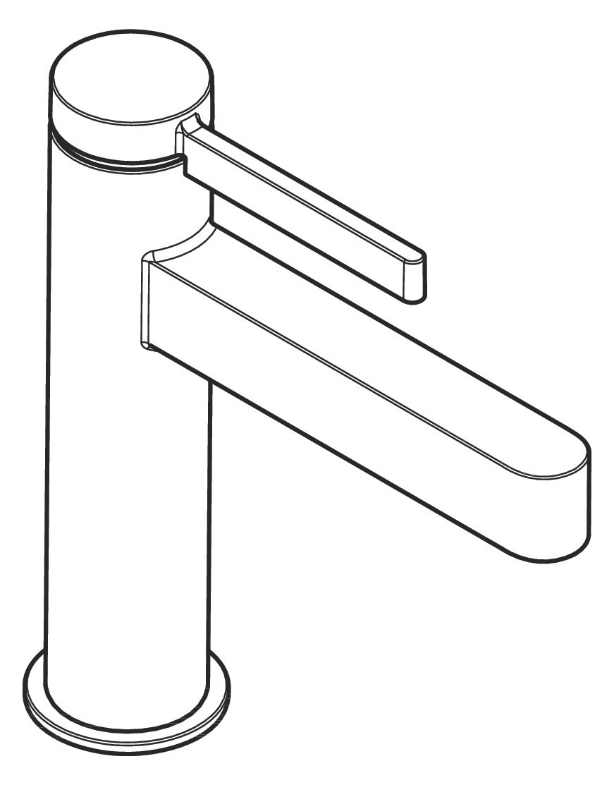 hansgrohe Waschtisch-Einhebelmischer 110 Finoris mit Zugstangen-Ablaufgarnitur, mattweiß