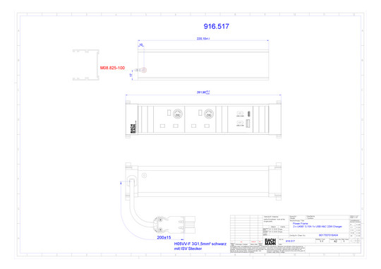 Bachmann Power Frame M 2xUK      916.517 