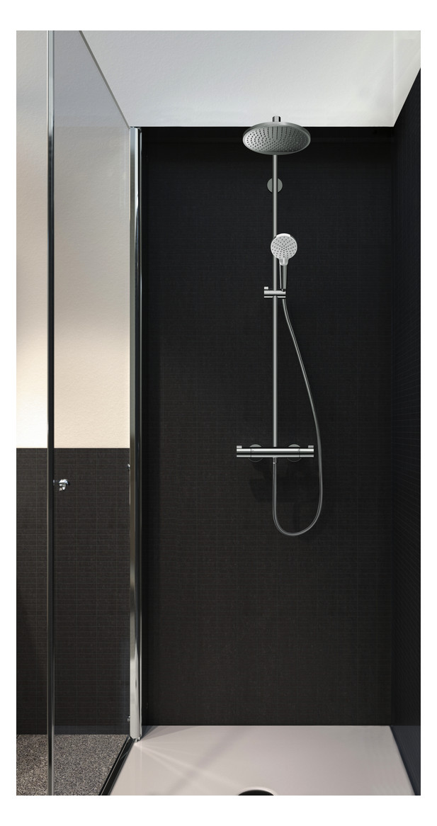 hansgrohe Showerpipe Crometta S mit Thermostat, 16 l/min, chrom