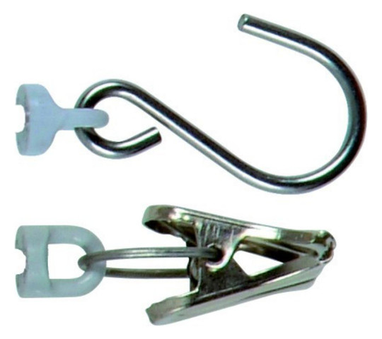 PESOLA-Klammer + Haken für Micro