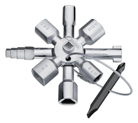 KNIPEX-Schaltschrank-Schlüssel 001101 - TwinKey