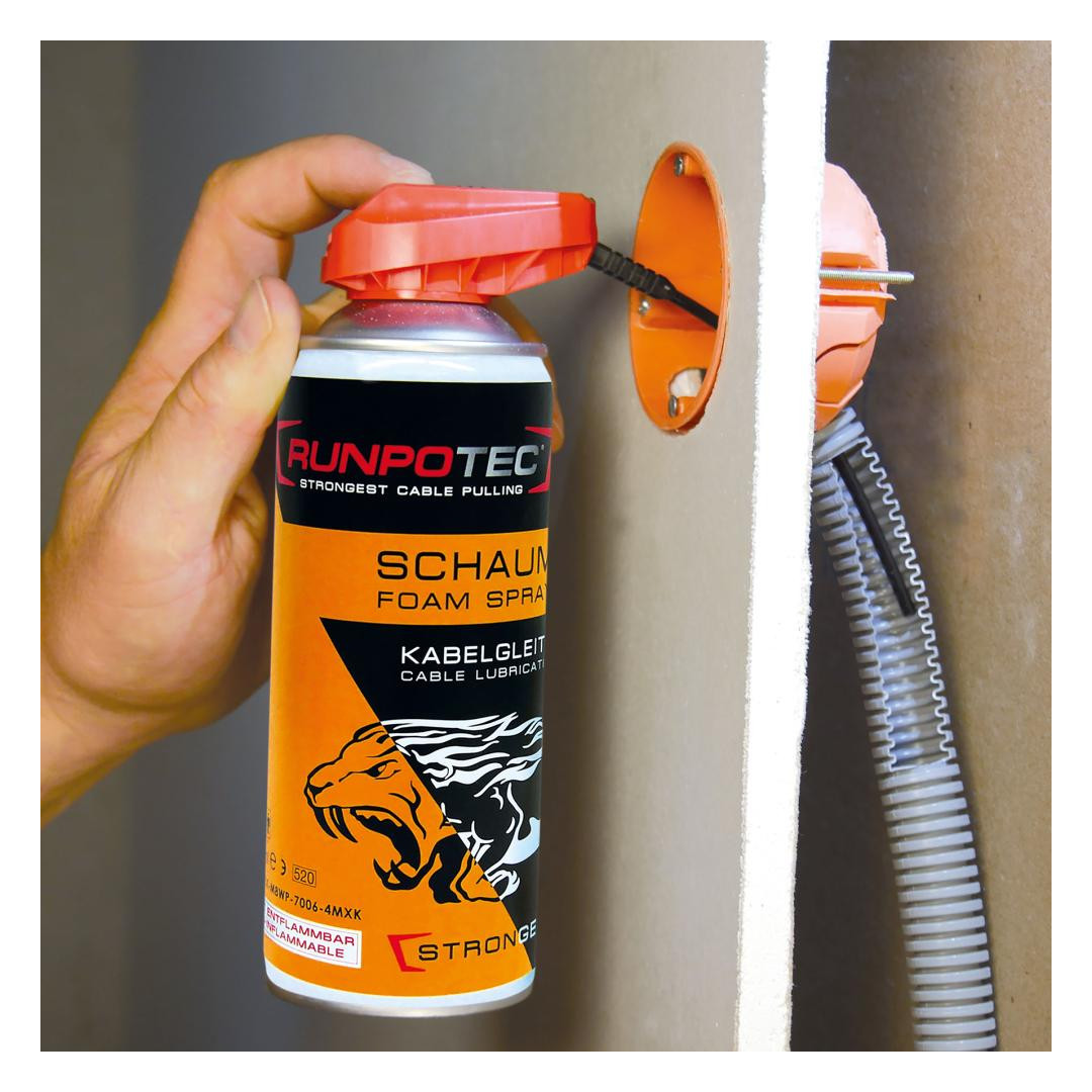 Bild Kabelgleitmittel Schaum 400ml Runpotec-1