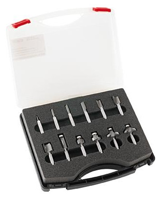 GUHDO-HW-Handoberfräser-Satz Nr.7500 - 12-teilig,...