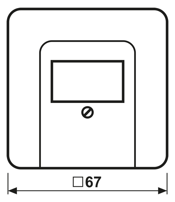 Zentralplatte TAE 1f CD lgr Schraubbef ohne Zentralplatte TAE 1f CD lgr Schraubbef ohne