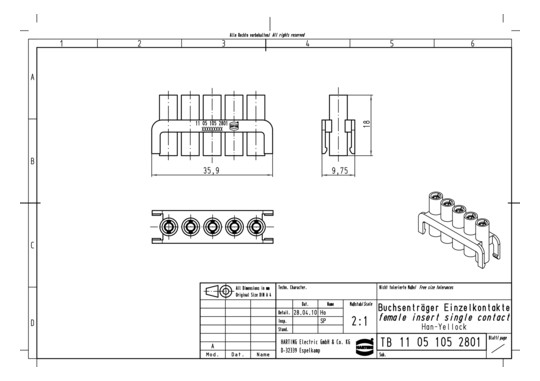 HART HAN YELLOCK             11051052801 