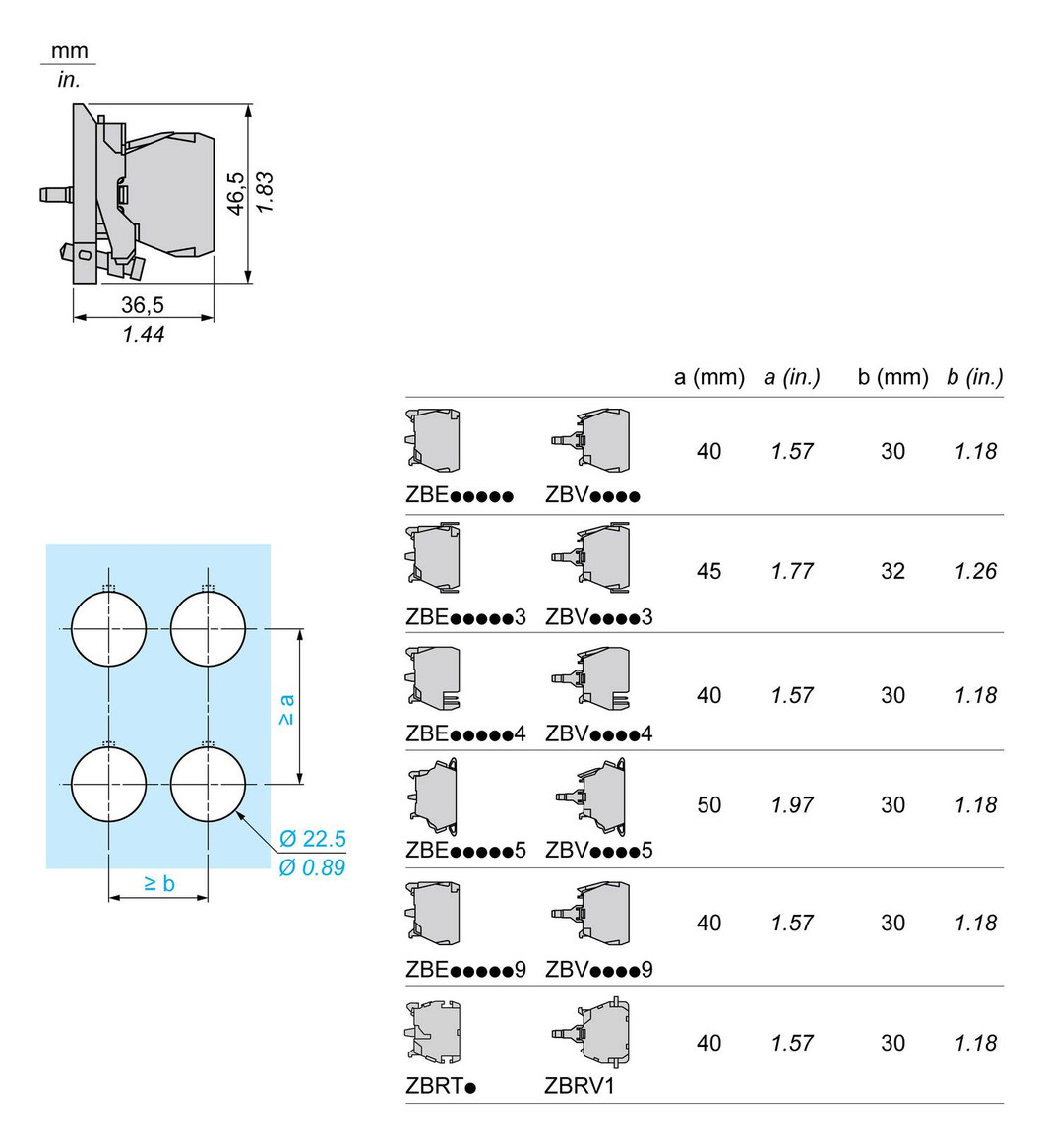 Lampenfassungsblock LED UC Frontbef ws 21,6-26,4V