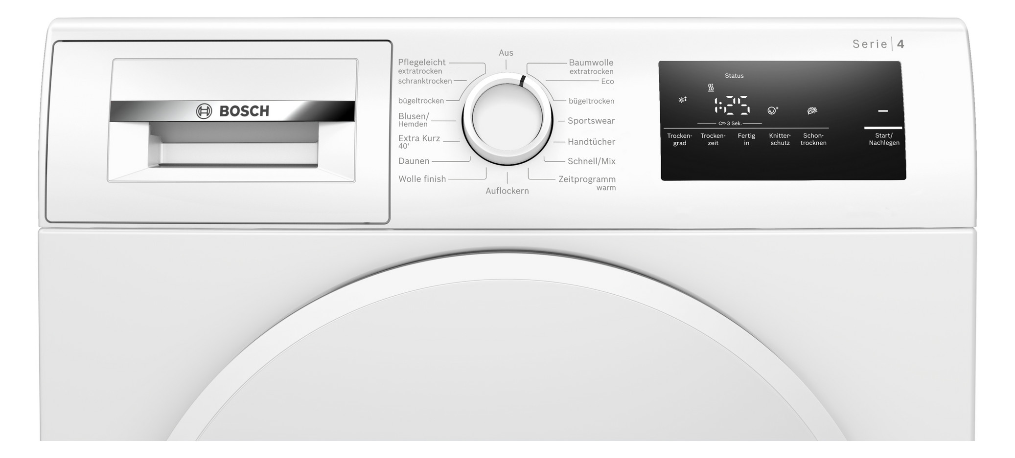 Wärmepumpentrockner E C 8kg ws 65dB re stufenl 138kWh Restzeit