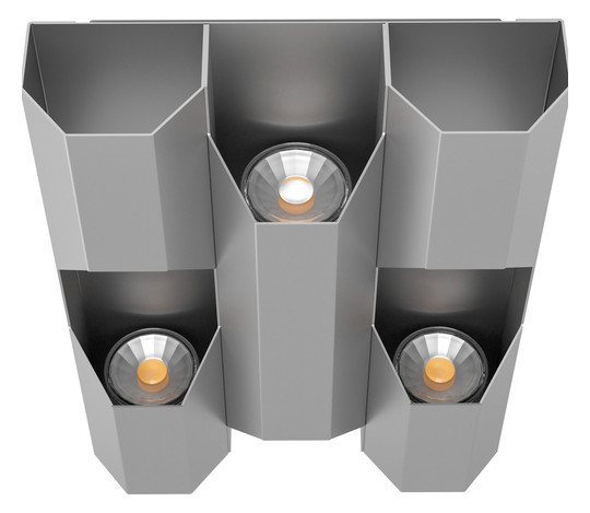 EGLO Wandleuchte/4 GU10 Silber     98841 