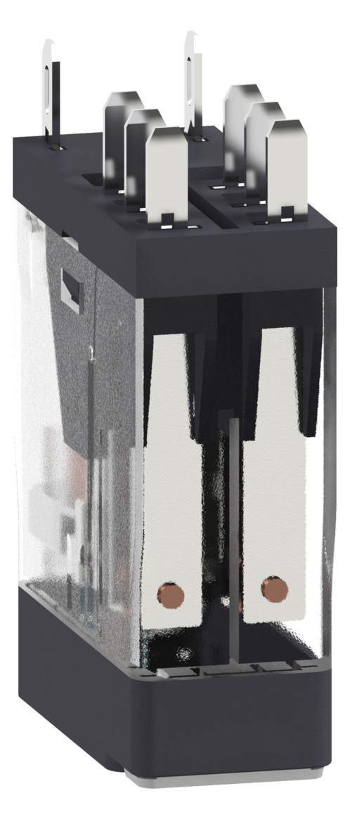 Schaltrelais 2W IP20 13x30x34,5mm Schraub