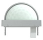 Bewegungsmeldersensor UP System M UP 180° alu 1,1m IP20 Konstantlichtregelung