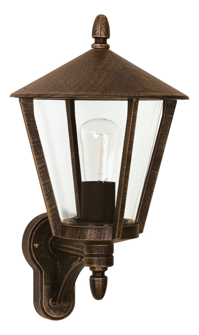 Wandanbauleuchte 57W HV br IP44 E27 Ø260x450mm
