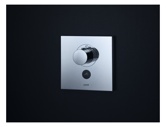 hansgrohe Fertigmontageset ShowerSelect Highflow UP-Thermostat, 1 zusätzlicher Abgang, eckig, chrom