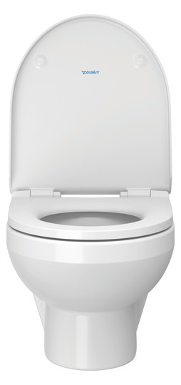 Duravit WC-Sitz No. 1 ohne Absenkautomatik, Scharniere Edelstahl, abnehmbar, weiß