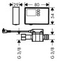 hansgrohe F23 Durchflussmesser Anschlussgröße G 3/8