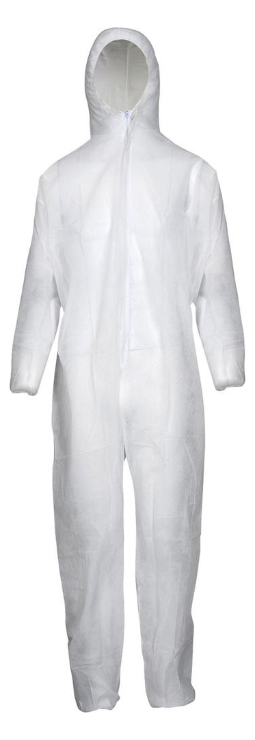 Bild Schutzoverall, PP, 50g/qm, weiß, Gr. M - ASATEX-0