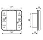 Tastsensor KNX CD UP perlmutt 3f 6pkt