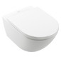 V&B Combi-Pack-Wand-Tiefspüler Subway 3.0 TwistFlush, mit WC-Sitz, weiß