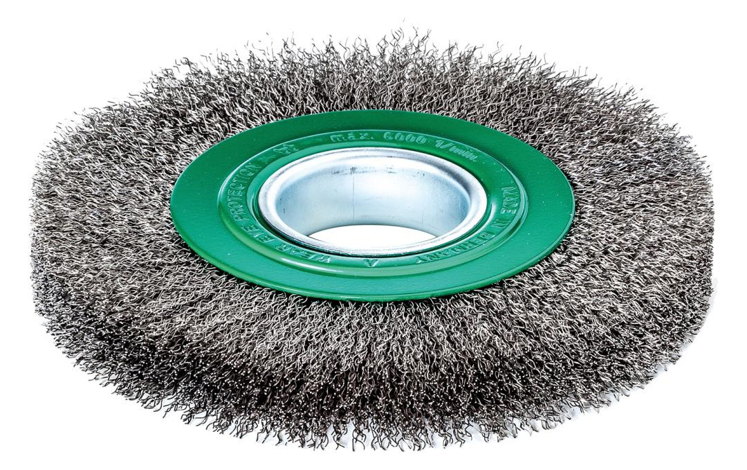 Bild Rundbürste rostfrei 178x23/26mm,gewellt 0,3mm Lessmann-0