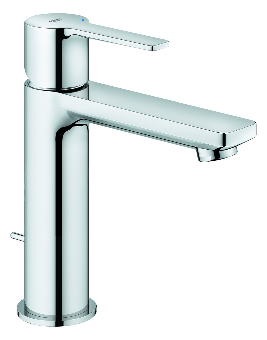 GROHE Waschtisch-Einhebelmischer Lineare 1/2", S-Size, Zugstangen-Ablaufgarnitur, chrom