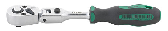 fortis-Gelenk-Umschaltknarre 1/4-Antrieb - 160mm, 72...