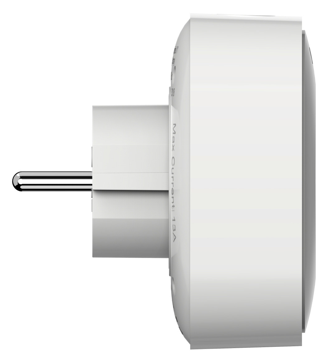 Schaltaktor Funkb C-Last Wiser Steckd TE 13A 3000W 230V Vor Ort-/Handbedienung