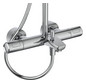 Ideal-Standard Duschsystem Ceratherm T100 Flex mit Brausethermostat, Handbrause, chrom