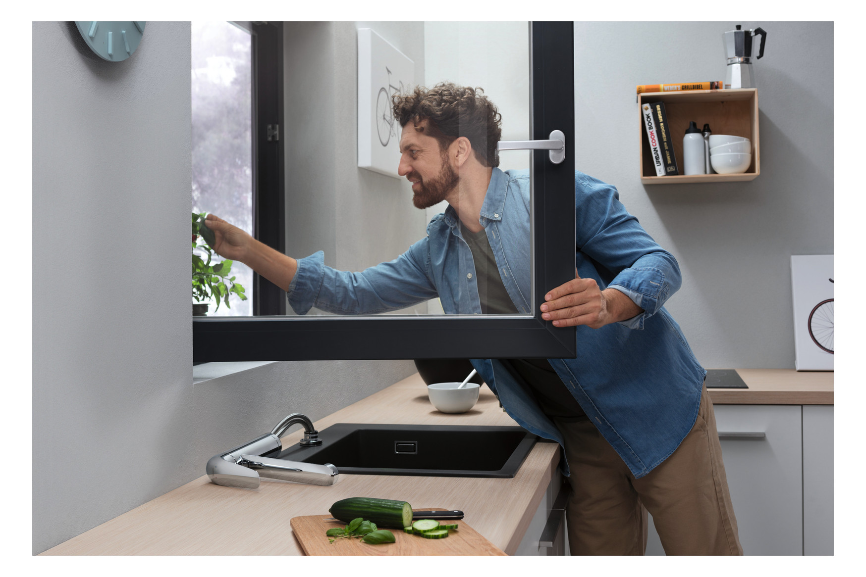 hansgrohe Schneidebrett F16, Eiche