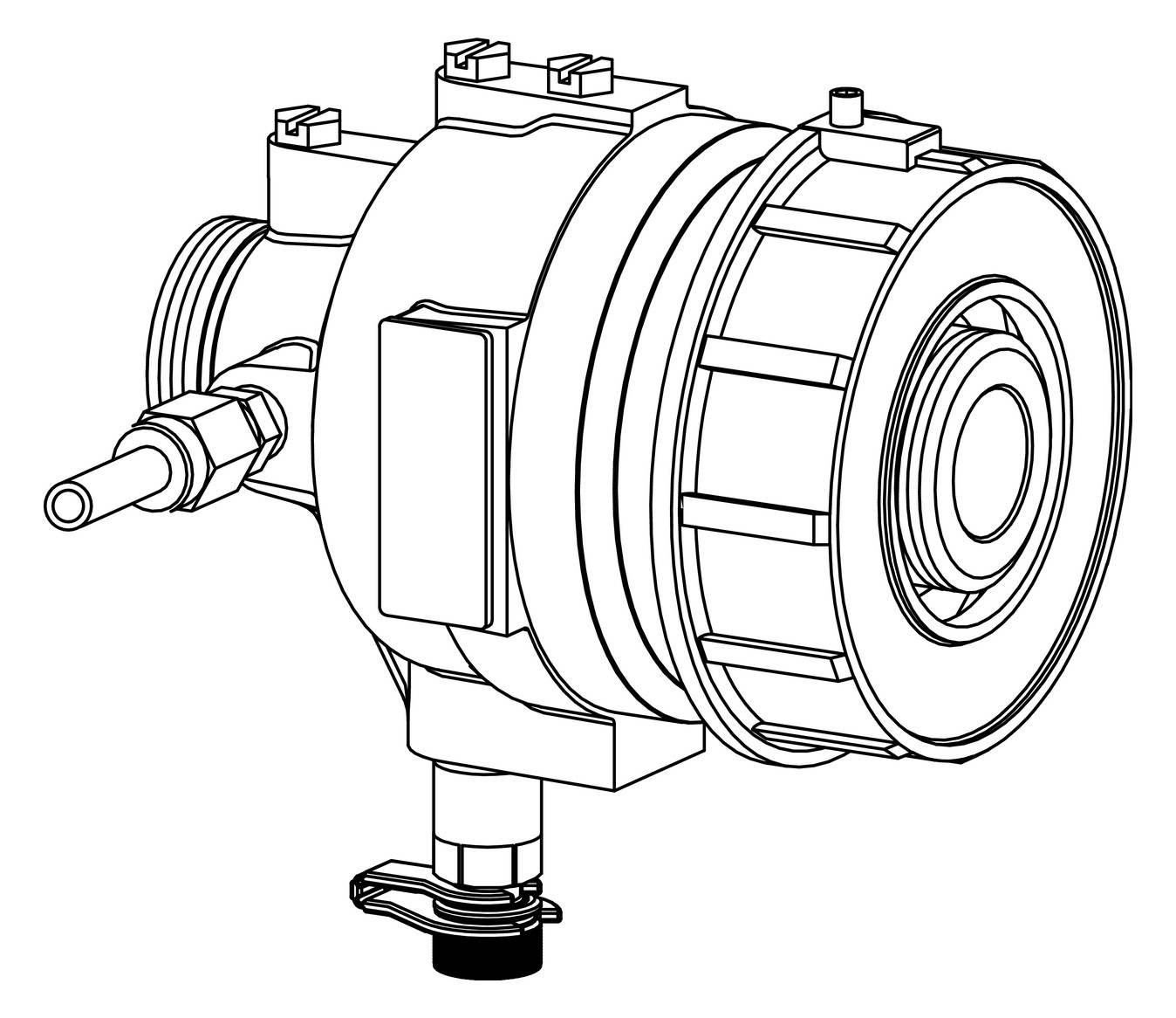 TA Differenzdruckregler DA 516 DN 40-50, G 2 AG, 60-150 kPa, mit Messnippel