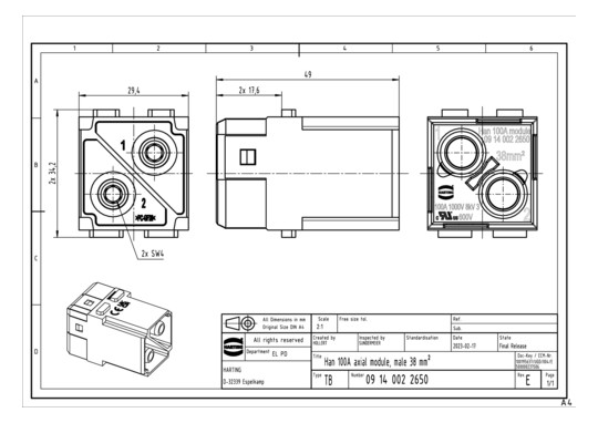 HART HAN 2 MOD STI-S         09140022650 
