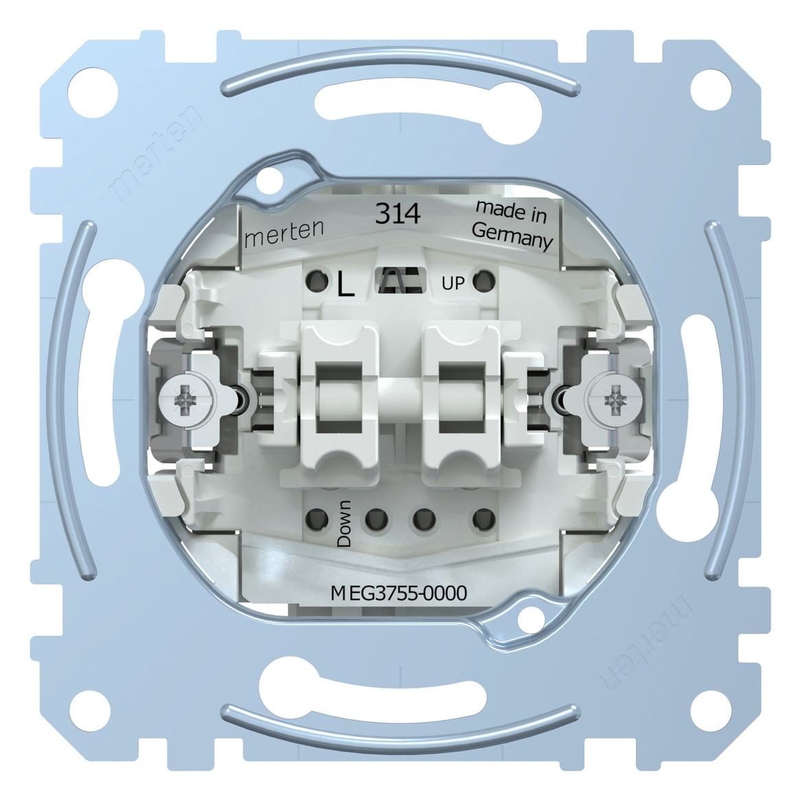 Jalousietaster-Einsatz IP20 Wippe 1p