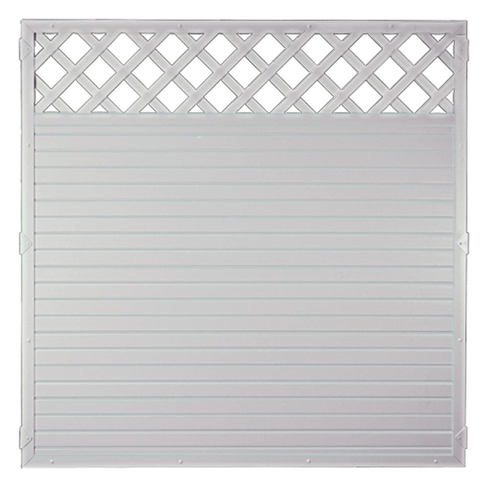 Bild LIGHTLINE KS-Zaun Ranki 180 x 180 cm Fül lung / Rahmen WEISS - n.a.-0