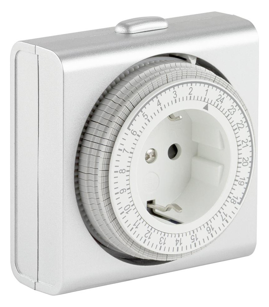 Bild Zeitschaltuhr mechanisch kompakt silber REV REV-0