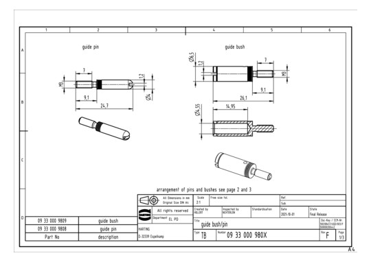 Harting Han Coding System    09330009808 