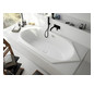 Hoesch 6-Eck-Badewanne iSENSI 205x105cm, weiß