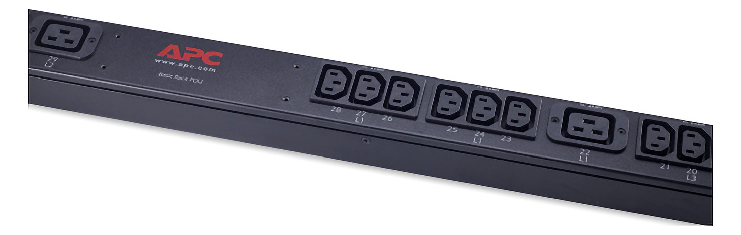 Rack-Stromverteilung 36Steckd 36xC13 6xC19 400V Mit Sicherung Schaltbar