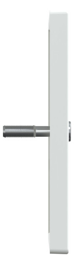 Zentralplatte Sat/TV/Radi System M akws Schraubbef 4f aktivweiß