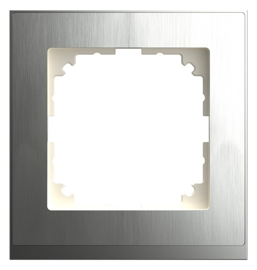 Rahmen 1f edst/alu mt M-Pure Decor Metall edelstahl/aluminium f.GEB-K