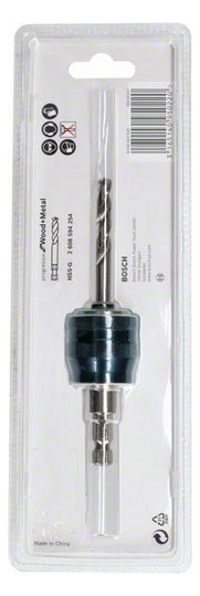 Lochsägen-Aufnahmeschaft Sechskant 6,35mm 16-210mm Mit Zentrierbohrer