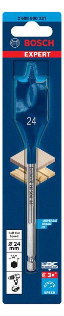 Holzbohrer Ø24mm Sechskant f.Holz