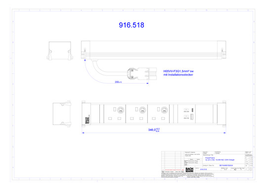 Bachmann Power Frame L 3xUK      916.518 