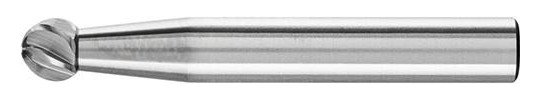 PFERD-HM-Frässtift Kugel KUD - 6x5mm, INOX, Schaft 6mm