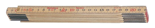 Hultafors-Holz-Gliedermaßstab, flexibel - 2 m