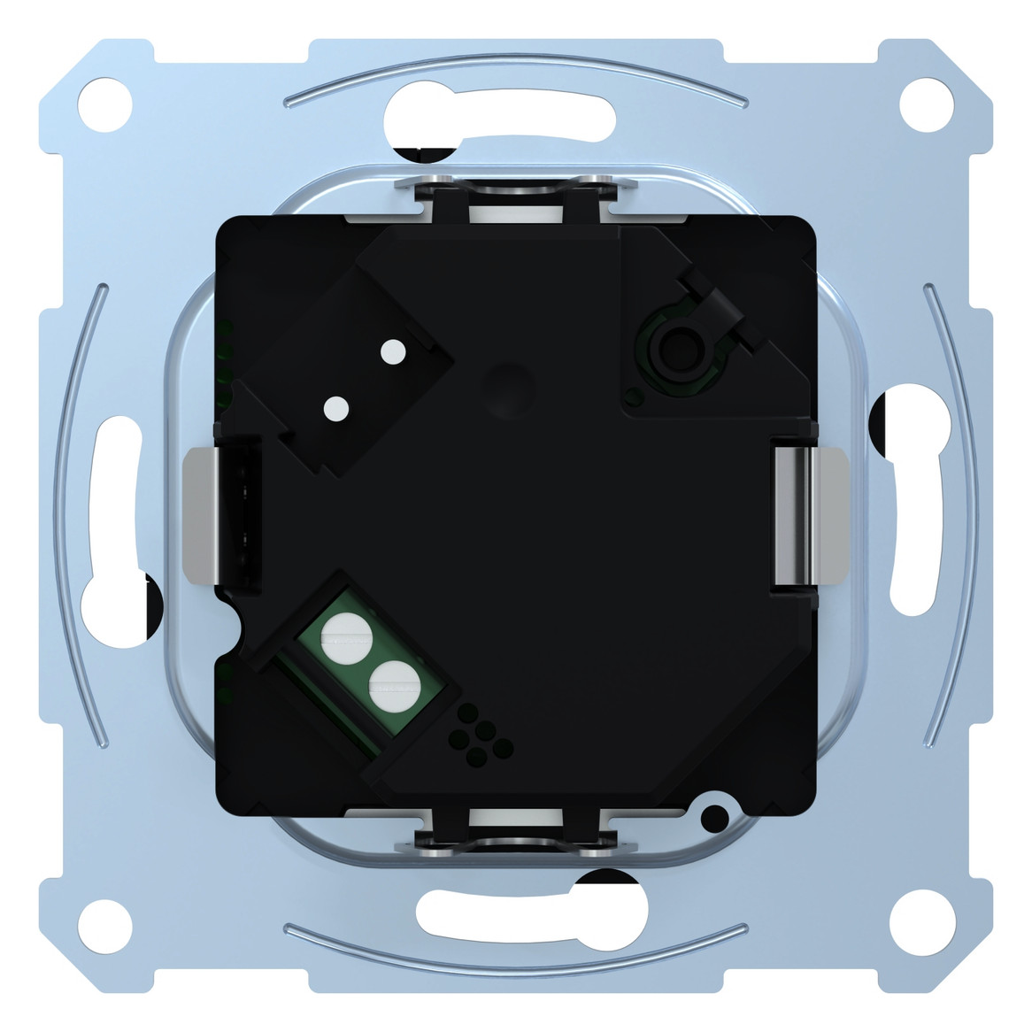 Raumtemperaturregler UP System M KNX m.Abdeckpl Mit Vor-Ort Bedienung
