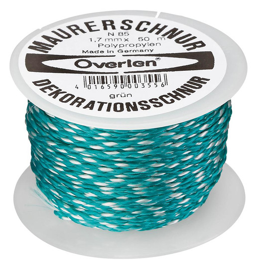 Maurerschnur aus Polypropylen, grün - 50m x 1,7mm