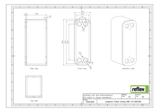 Reflex Wärmedämmung Longtherm Protect Cooling RHB-110, 20mm, EPP ...